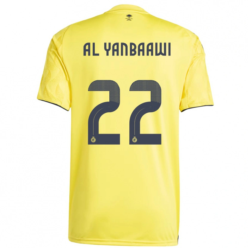Danxen Kid Tahani Al-Yanbaawi #22 Yellow Black Home Jersey 2025/26 T-Shirt