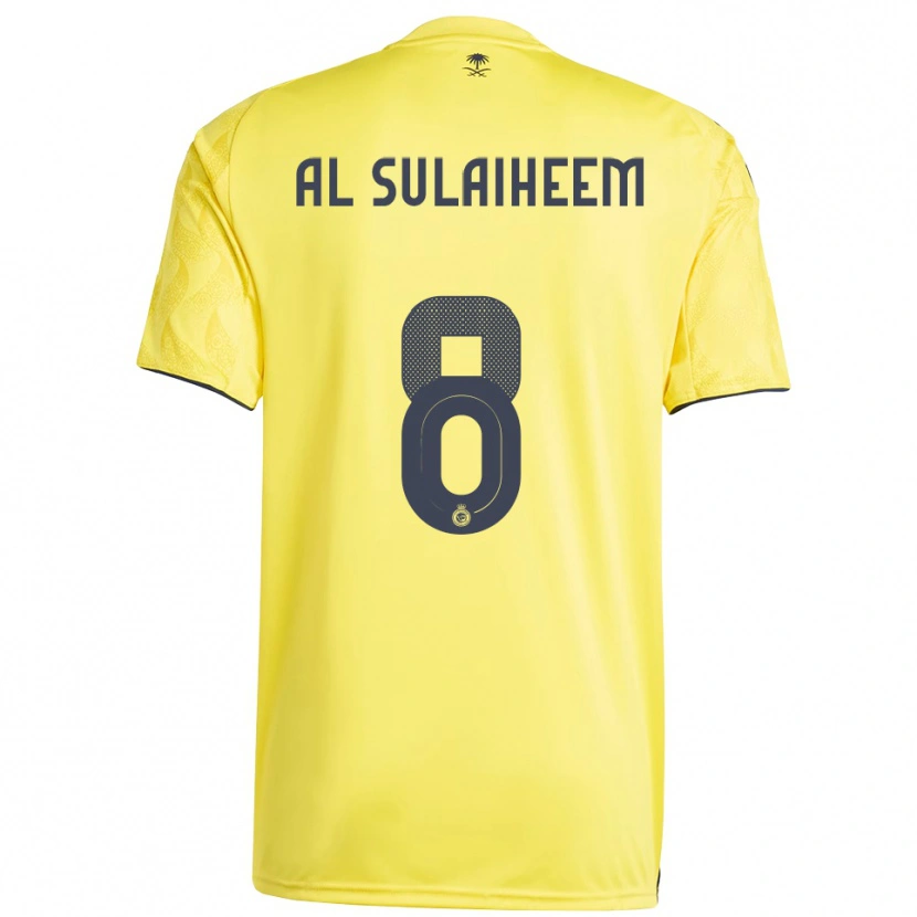 Danxen Kid Abdulmajeed Al-Sulayhim #8 Yellow Black Home Jersey 2025/26 T-Shirt