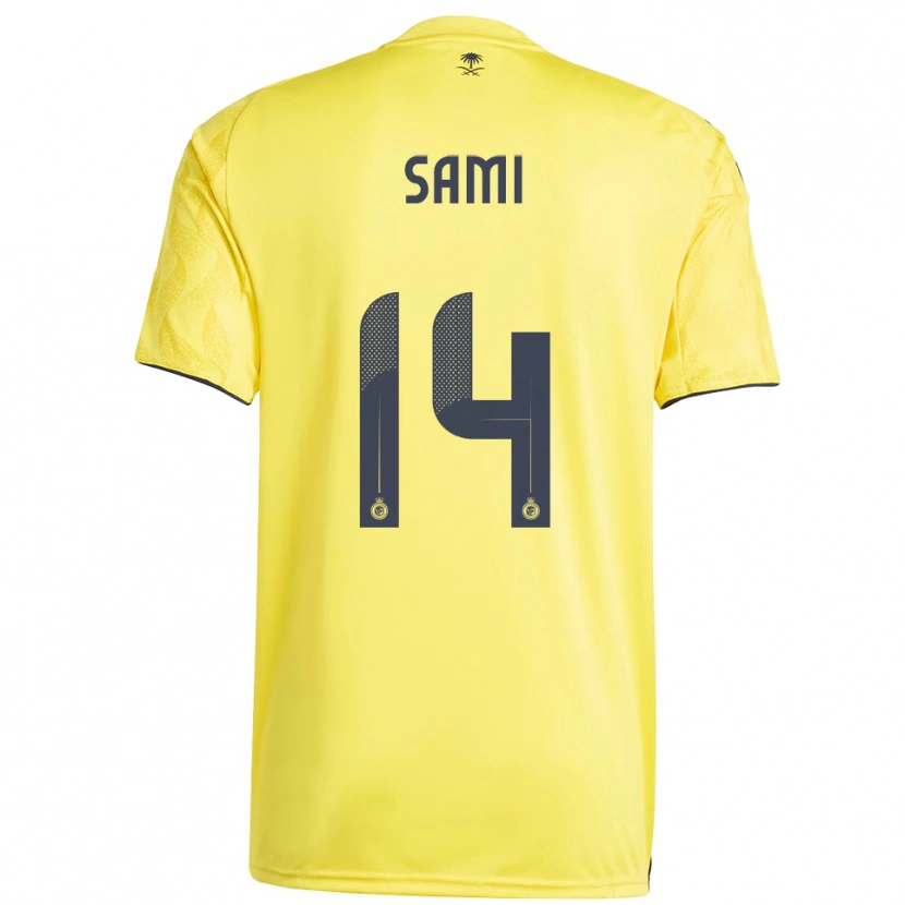Danxen Kid Sami Al-Najei #14 Yellow Black Home Jersey 2025/26 T-Shirt
