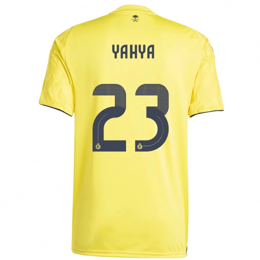 Danxen Kid Ayman Yahya #23 Yellow Black Home Jersey 2025/26 T-Shirt