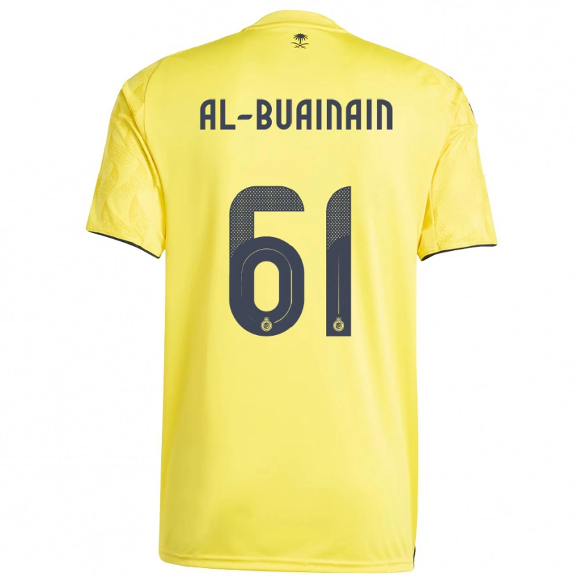 Danxen Kid Mubarak Al-Buainain #61 Yellow Black Home Jersey 2025/26 T-Shirt