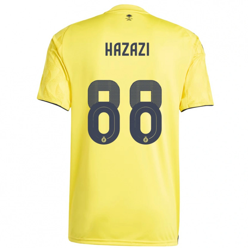 Danxen Kid Bassam Hazzazi #88 Yellow Black Home Jersey 2025/26 T-Shirt