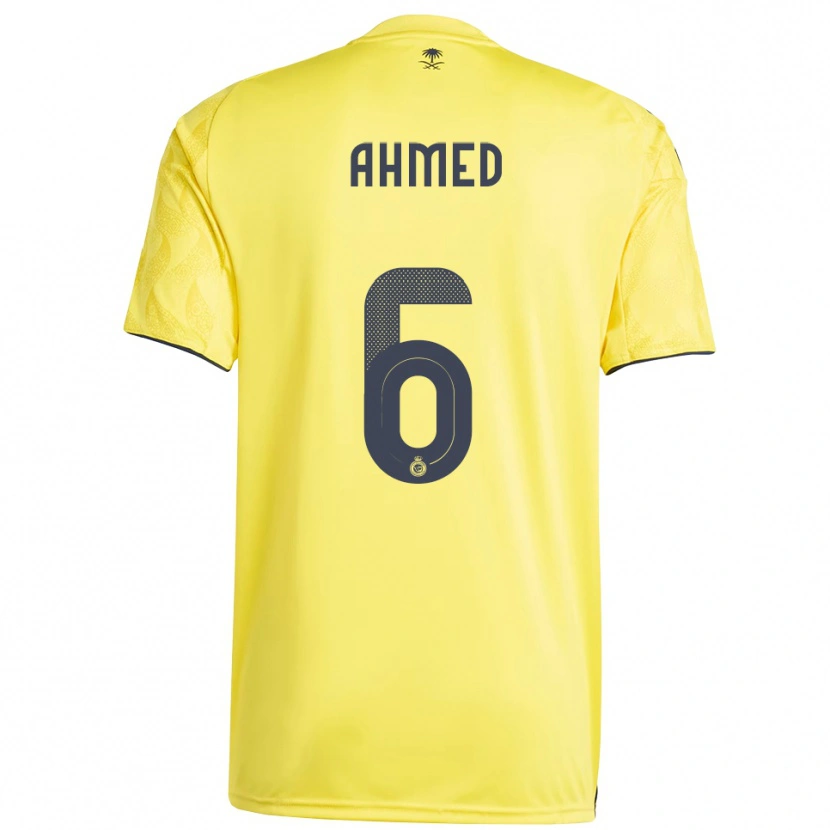 Danxen Kid Aseel Ahmed #6 Yellow Black Home Jersey 2025/26 T-Shirt