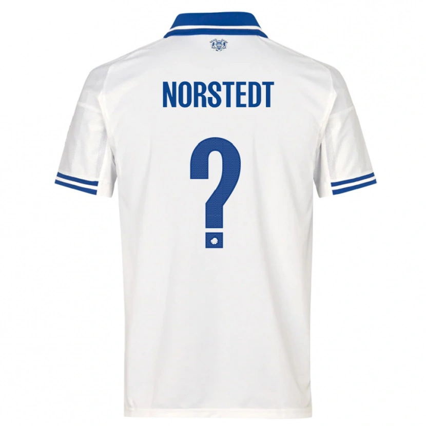 Danxen Kid Liam Norstedt #0 White Blue Home Jersey 2025/26 T-Shirt