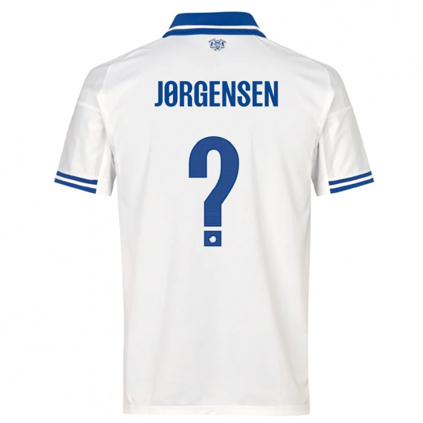 Danxen Kid Mads Jørgensen #0 White Blue Home Jersey 2025/26 T-Shirt