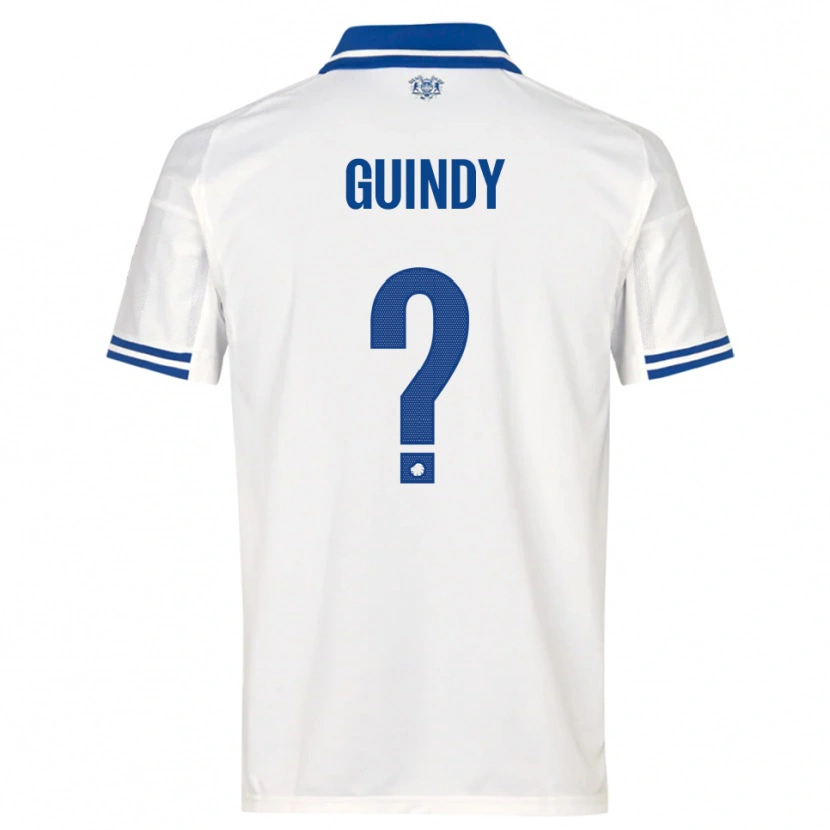 Danxen Kid Eliot Guindy #0 White Blue Home Jersey 2025/26 T-Shirt