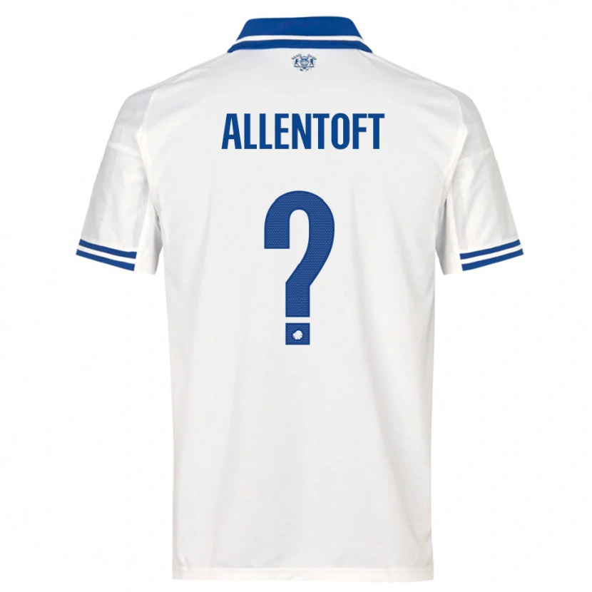 Danxen Kid Philip Allentoft #0 White Blue Home Jersey 2025/26 T-Shirt