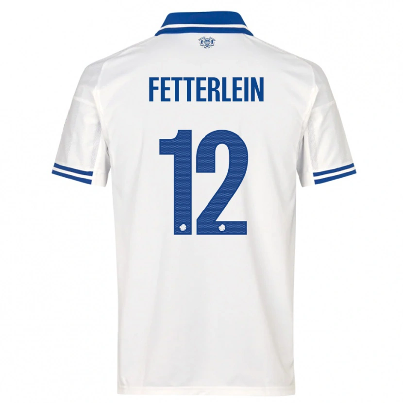 Danxen Kid Sean Fetterlein #12 White Blue Home Jersey 2025/26 T-Shirt