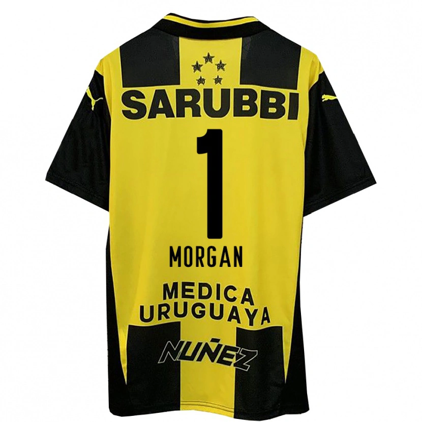 Danxen Kid Kevin Morgan #1 Yellow Black Home Jersey 2025/26 T-Shirt
