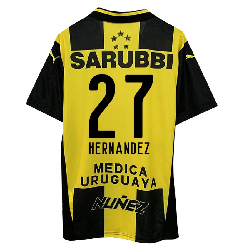 Danxen Kid Lucas Hernández #27 Yellow Black Home Jersey 2025/26 T-Shirt