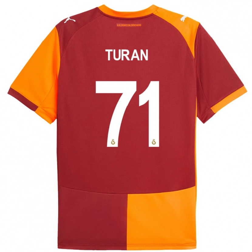 Danxen Kid Hasan Turan #71 Red Orange Home Jersey 2025/26 T-Shirt