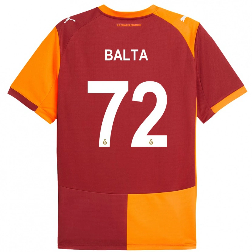 Danxen Kid Çağrı Balta #72 Red Orange Home Jersey 2025/26 T-Shirt