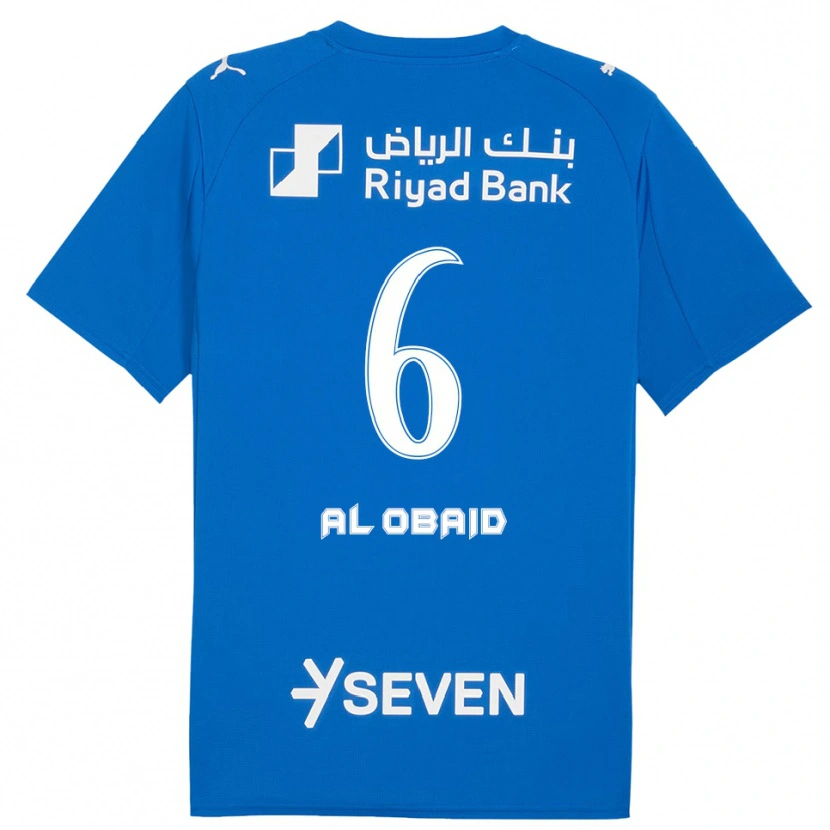 Danxen Kid Lulu Al-Obaid #6 Blue White Home Jersey 2025/26 T-Shirt