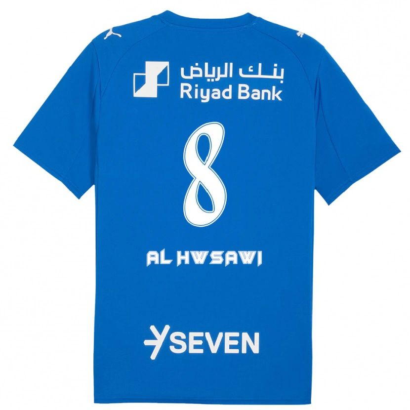 Danxen Kid Al Bandari Al-Hwsawi #8 Blue White Home Jersey 2025/26 T-Shirt