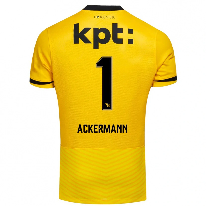 Danxen Kid Jara Ackermann #1 Yellow Black Home Jersey 2025/26 T-Shirt