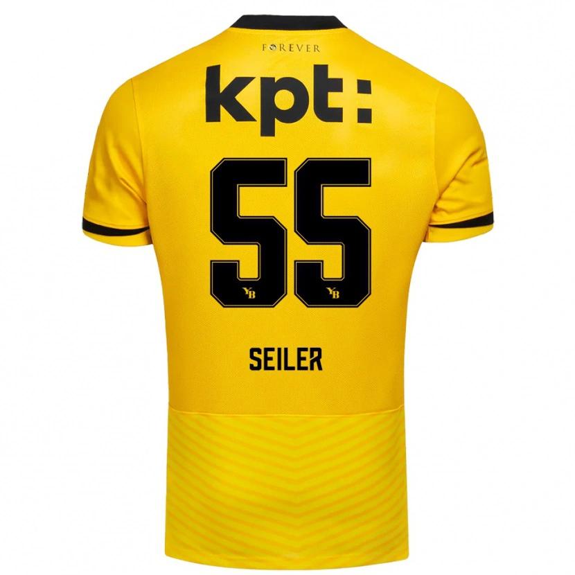 Danxen Kid Mats Seiler #55 Yellow Black Home Jersey 2025/26 T-Shirt