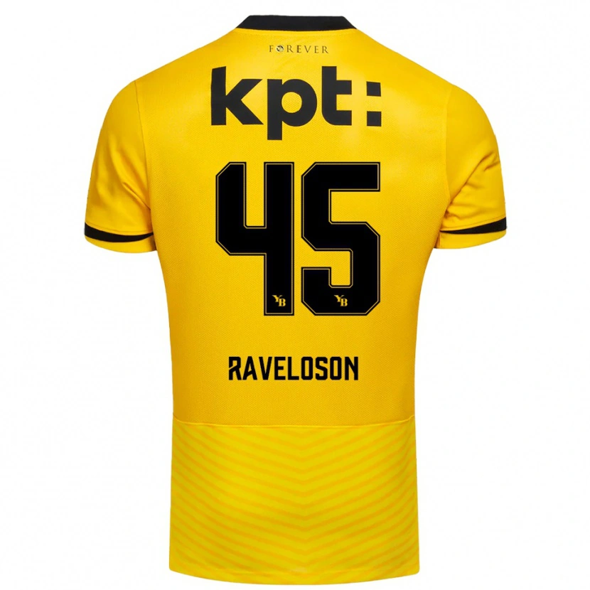 Danxen Kid Rayan Raveloson #45 Yellow Black Home Jersey 2025/26 T-Shirt