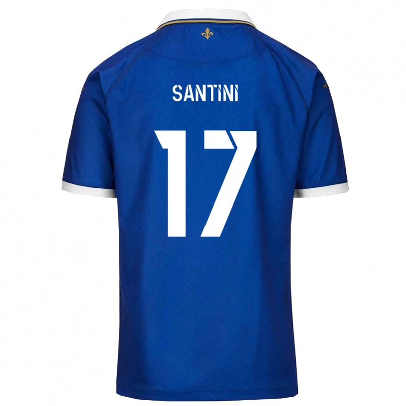 Danxen Kid Jérémi Santini #17 Blue Gold Home Jersey 2025/26 T-Shirt