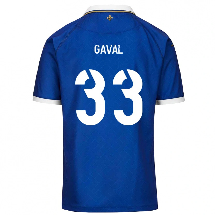 Danxen Kid Aimé Gaval #33 Blue Gold Home Jersey 2025/26 T-Shirt