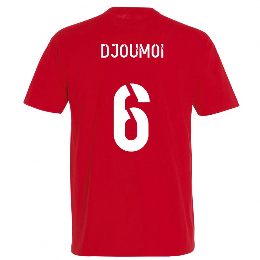Danxen Kid Mourade Djoumoi #6 Red Yellow Home Jersey 2025/26 T-Shirt