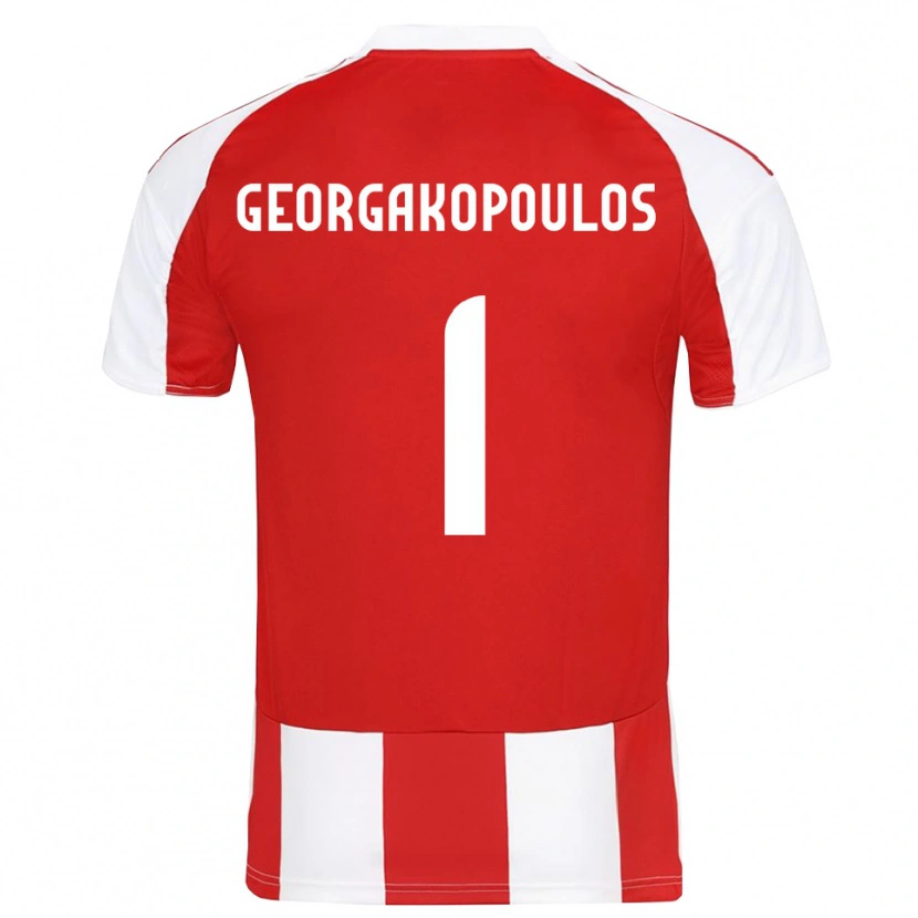 Danxen Kid Iason Georgakopoulos #1 Red White Home Jersey 2025/26 T-Shirt
