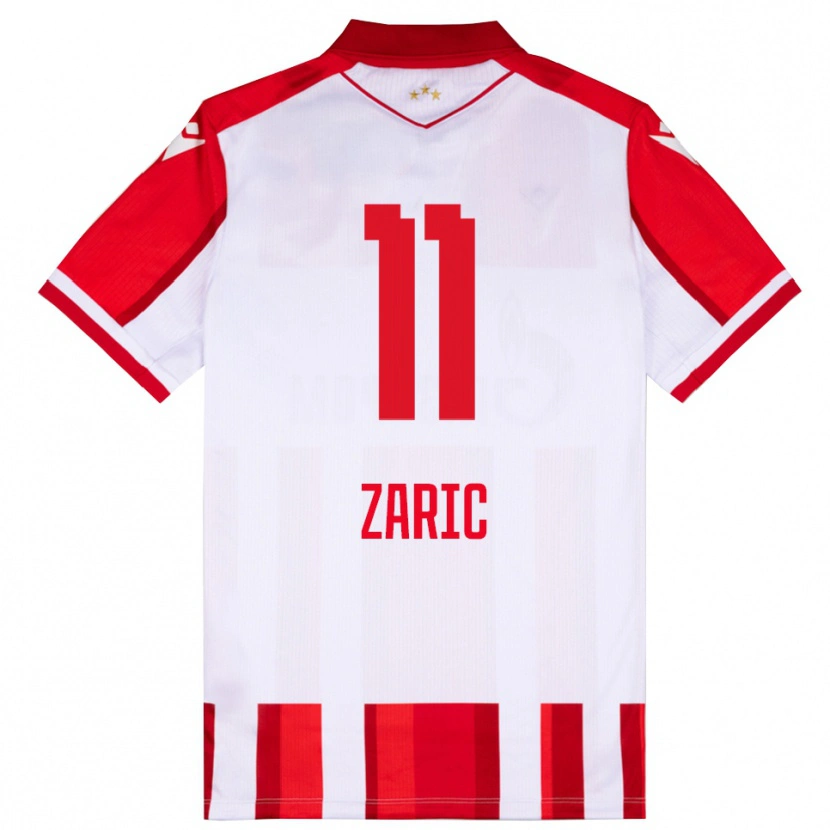 Danxen Kid Luka Zaric #11 Red White Home Jersey 2025/26 T-Shirt