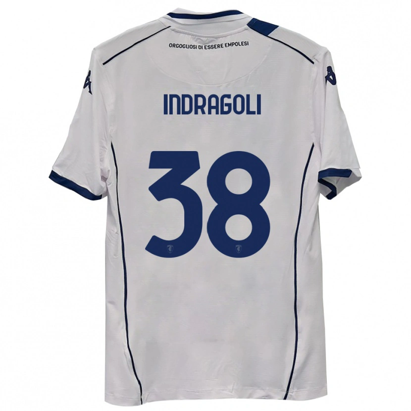 Danxen Kid Gabriele Indragoli #38 Dark Navy Away Jersey 2025/26 T-Shirt