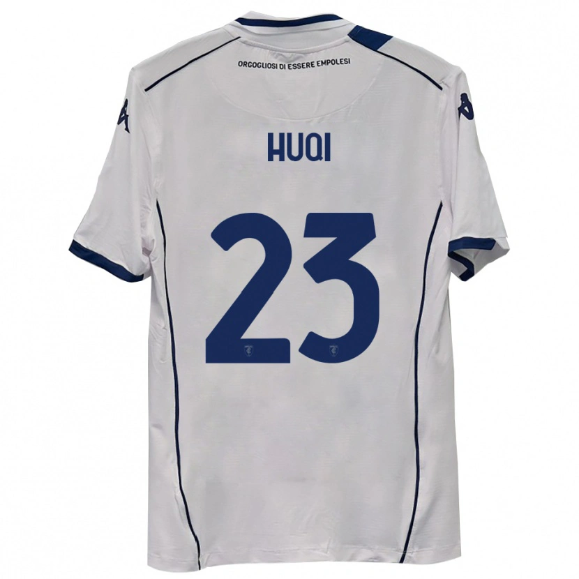 Danxen Kid Mattia Huqi #23 Dark Navy Away Jersey 2025/26 T-Shirt