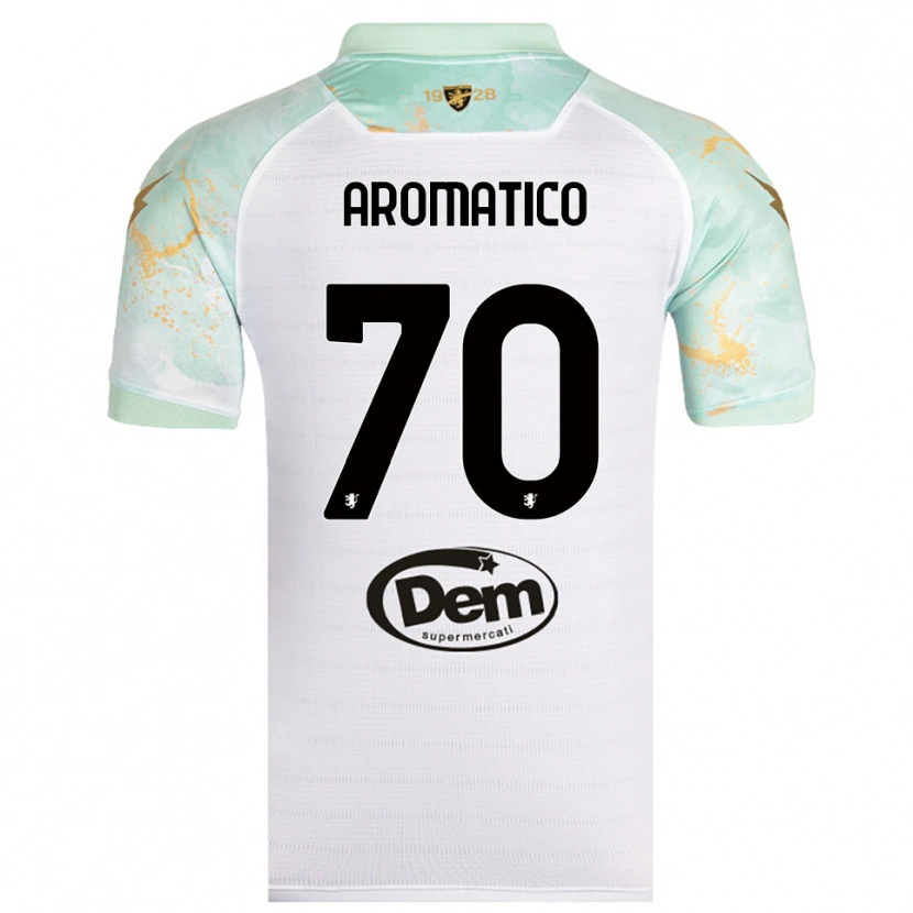 Danxen Kid Raul Aromatico #70 White Black Away Jersey 2025/26 T-Shirt