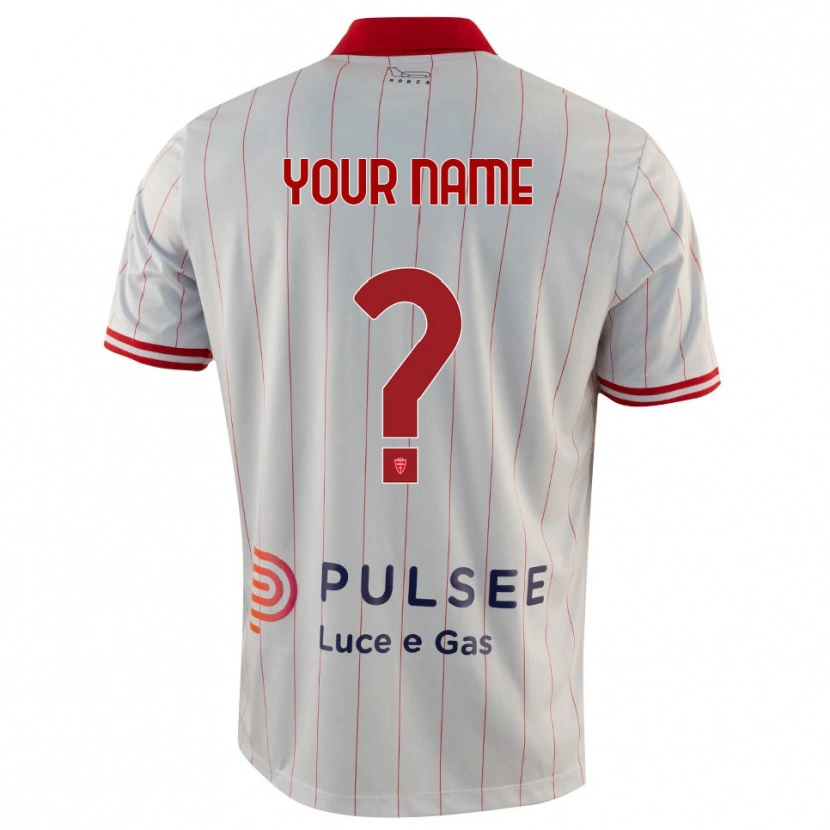 Danxen Kid Your Name #0 White Red Blue Away Jersey 2025/26 T-Shirt