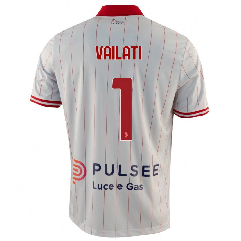 Danxen Kid Andrea Vailati #1 White Red Blue Away Jersey 2025/26 T-Shirt
