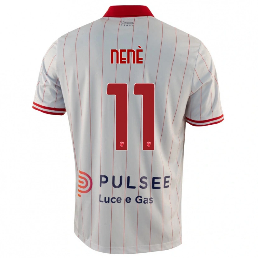 Danxen Kid Stephen Nenè #11 White Red Blue Away Jersey 2025/26 T-Shirt