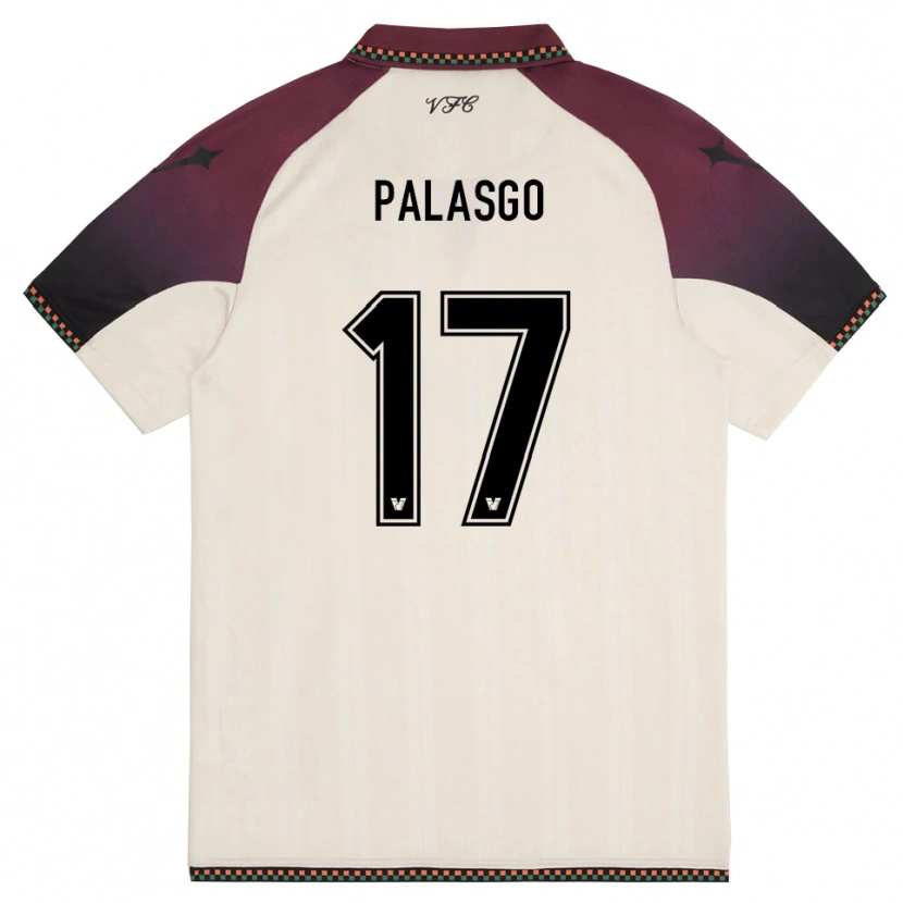 Danxen Kid Gianmarco Palasgo #17 Cream Burgundy Away Jersey 2025/26 T-Shirt