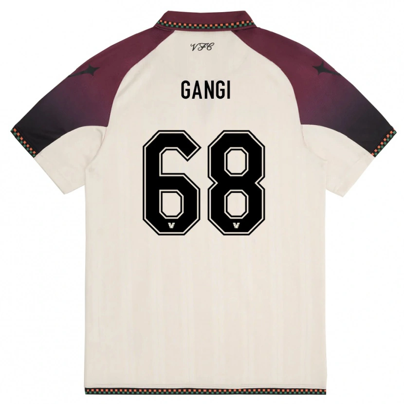 Danxen Kid Chiara Gangi #68 Cream Burgundy Away Jersey 2025/26 T-Shirt