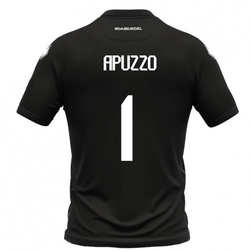Danxen Kid Davide Apuzzo #1 Black White Away Jersey 2025/26 T-Shirt