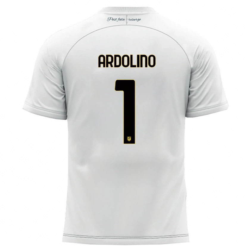 Danxen Kid Antonio Ardolino #1 White Yellow Away Jersey 2025/26 T-Shirt