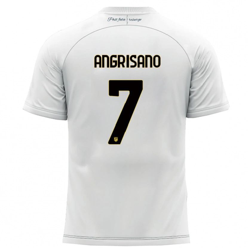 Danxen Kid Cosimo Angrisano #7 White Yellow Away Jersey 2025/26 T-Shirt