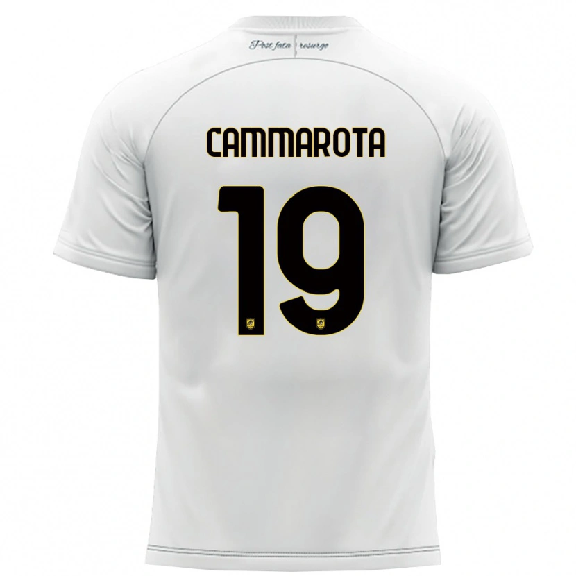 Danxen Kid Vincenzo Cammarota #19 White Yellow Away Jersey 2025/26 T-Shirt