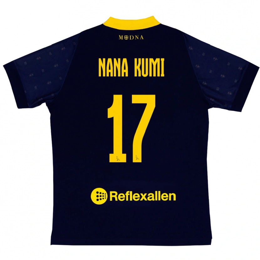 Danxen Kid Ronald Nana Kumi #17 Navy Yellow Away Jersey 2025/26 T-Shirt