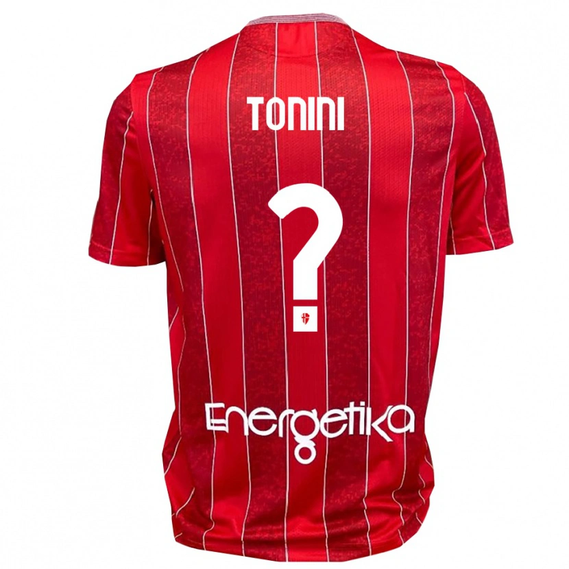 Danxen Kid Simone Tonini #0 Red White Away Jersey 2025/26 T-Shirt