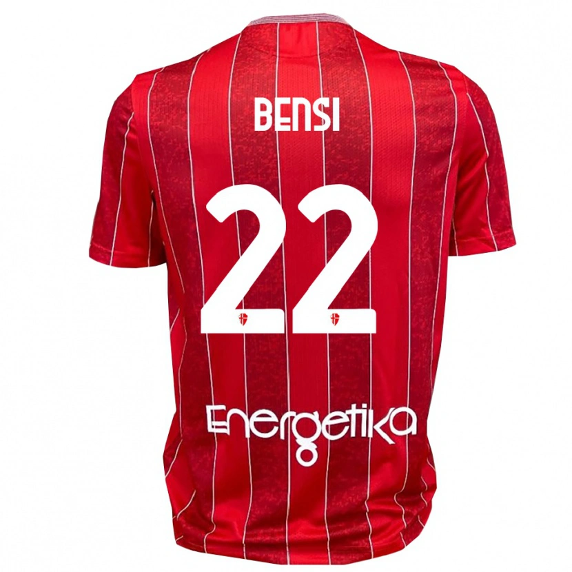 Danxen Kid Nicolò Bensi #22 Red White Away Jersey 2025/26 T-Shirt