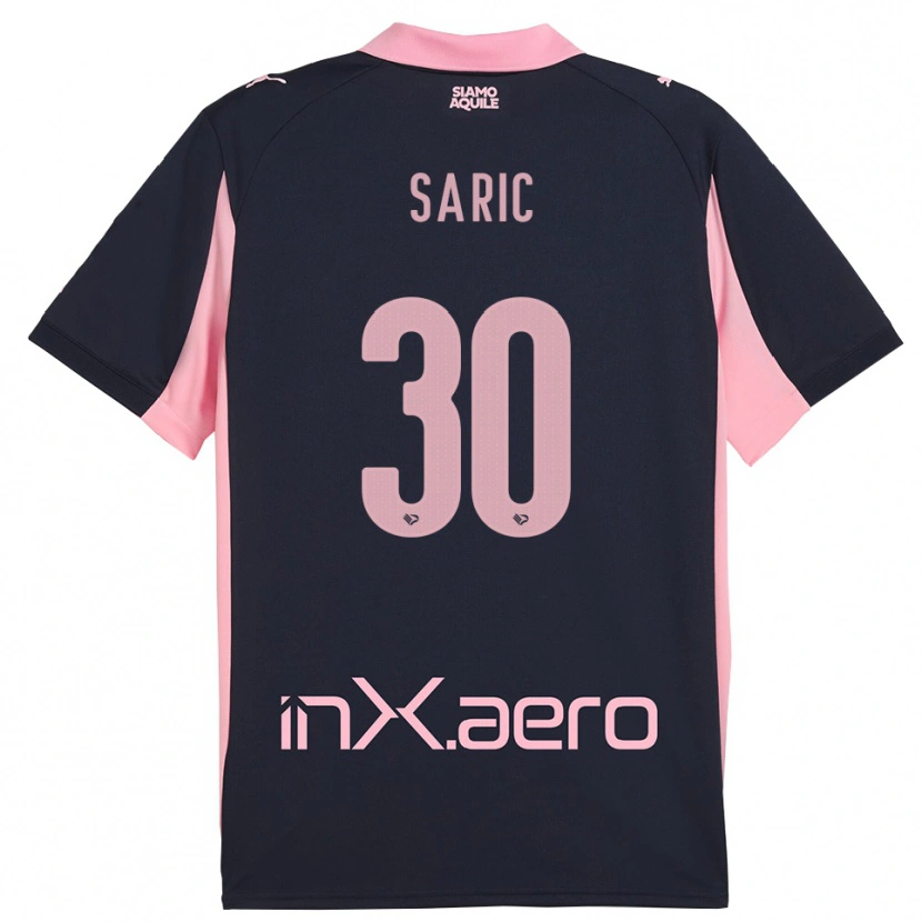 Danxen Kid Dario Saric #30 Navy Pink Away Jersey 2025/26 T-Shirt