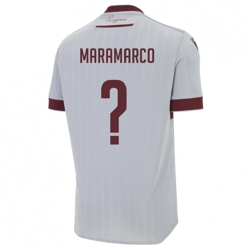 Danxen Kid Andrea Maramarco #0 Burgundy White Away Jersey 2025/26 T-Shirt