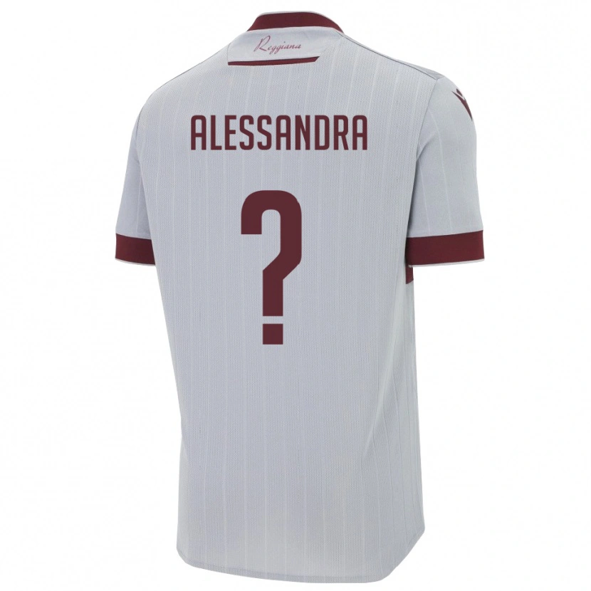 Danxen Kid Sacchi Alessandra #0 Burgundy White Away Jersey 2025/26 T-Shirt