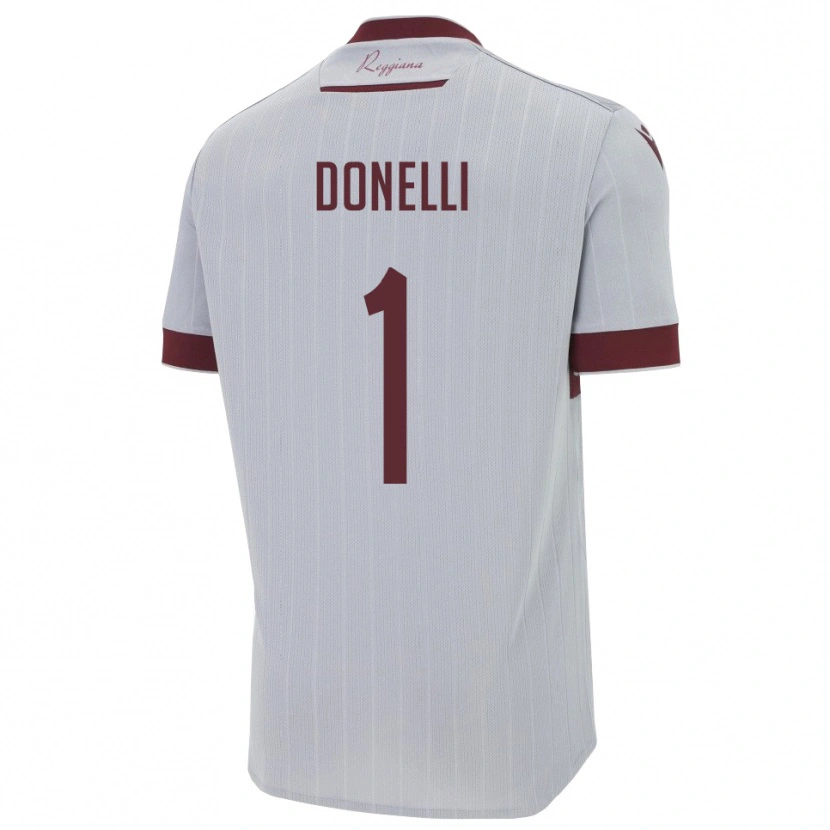 Danxen Kid Matteo Donelli #1 Burgundy White Away Jersey 2025/26 T-Shirt