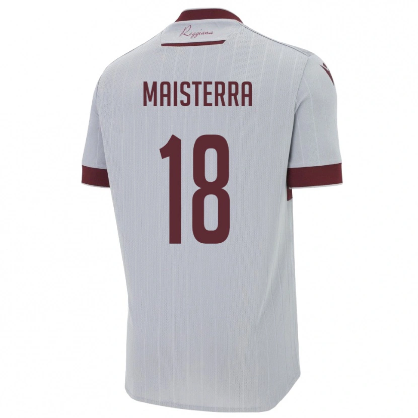 Danxen Kid Roque Maisterra #18 Burgundy White Away Jersey 2025/26 T-Shirt