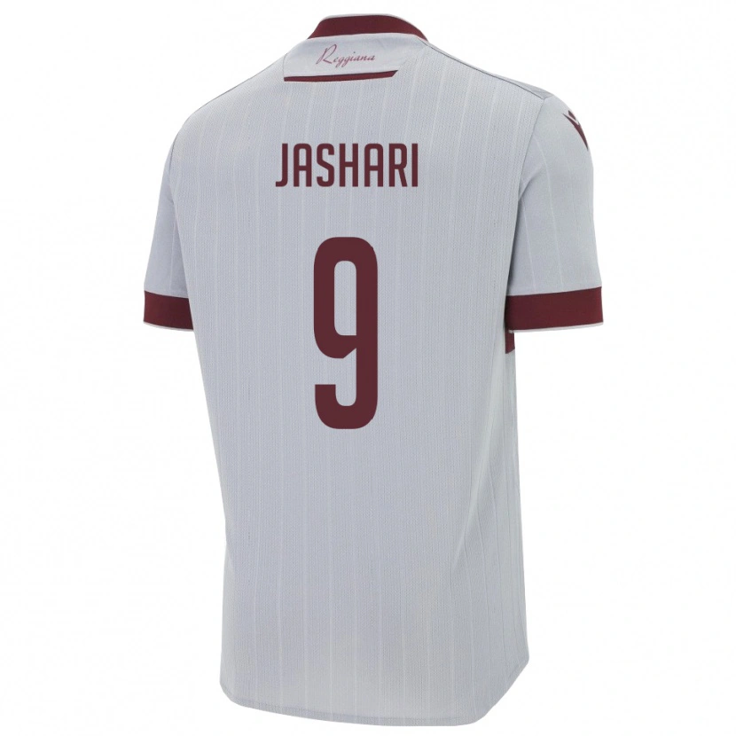 Danxen Kid Edion Jashari #9 Burgundy White Away Jersey 2025/26 T-Shirt