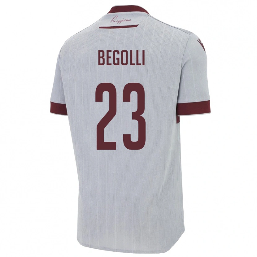 Danxen Kid Leo Begolli #23 Burgundy White Away Jersey 2025/26 T-Shirt
