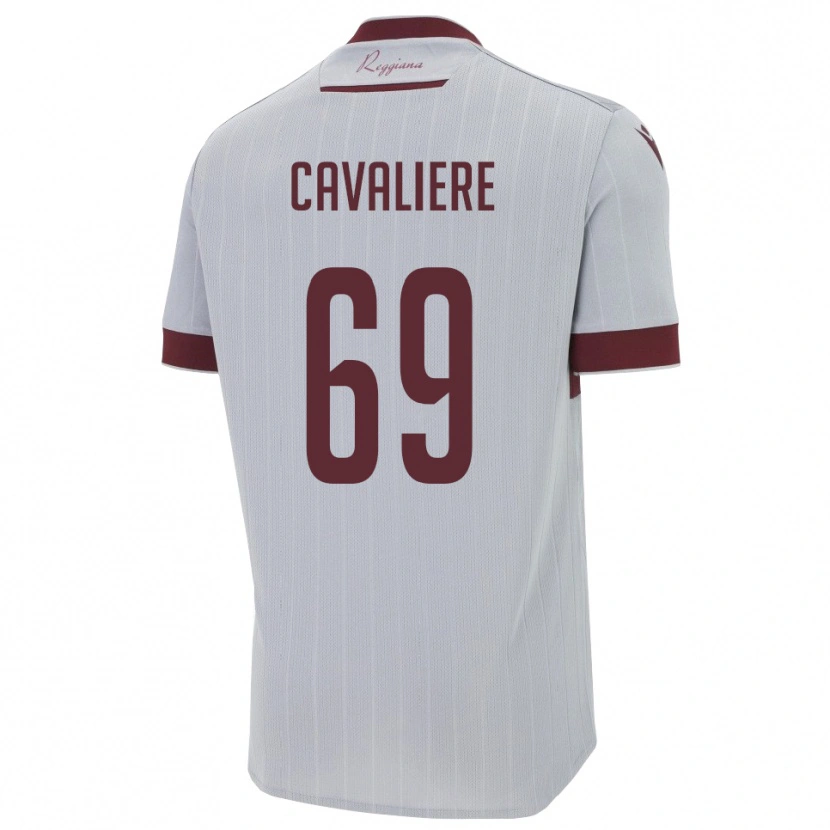 Danxen Kid Edoardo Cavaliere #69 Burgundy White Away Jersey 2025/26 T-Shirt