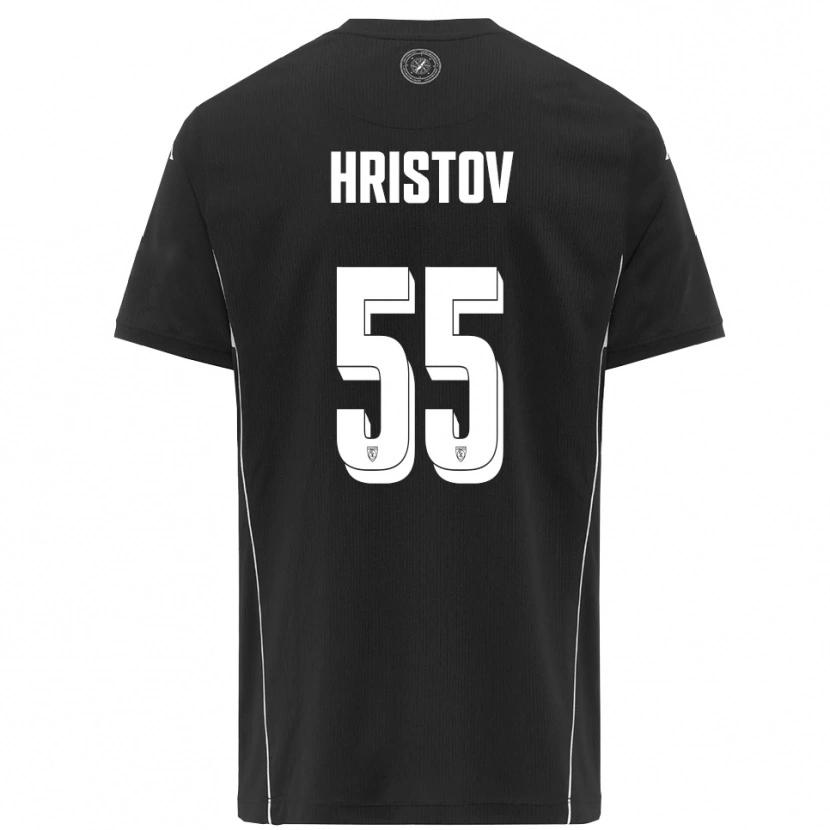Danxen Kid Petko Hristov #55 Black White Away Jersey 2025/26 T-Shirt